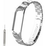 Xiaomi Mi Band 3/4 náhradní náramek Celokovový BRX Stříbrná MBSCZ-BRXCKST – Zboží Živě