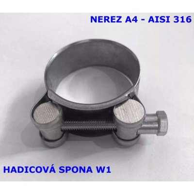 Hadicová spona široká W5 | rozsah 40 - 43 mm, nerez A4 – Hledejceny.cz