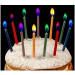 Unique SVÍČKY dortové barevně hořící – Zboží Dáma