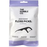 The Humble Dentální párátka s aktivním uhlím svěží máta 50 ks – Zboží Dáma