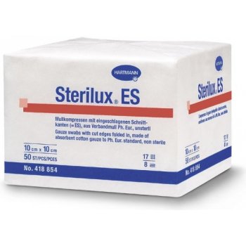 Sterilux gáza Sterilní 10 x 10cm/8vr. 25 x 2 ks