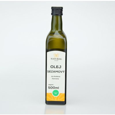 Natural Jihlava Olej sezamový panenský 0,5 l – Zboží Mobilmania