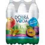 Dobrá voda Ochucená švestka / jablko 6 x 1,5 l – Sleviste.cz
