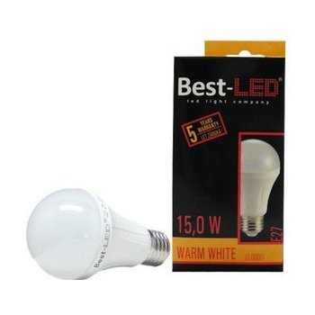 Best-Led E27 15W Teplá bílá BA60-15-W