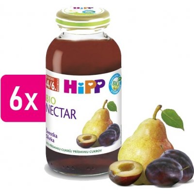 HiPP BIO Švestkový nektar 6 x 200 ml – Sleviste.cz