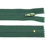 Spirálový zip no.3 nerozepínací 25cm - více barev color: 673 tmavě zelená – Hledejceny.cz