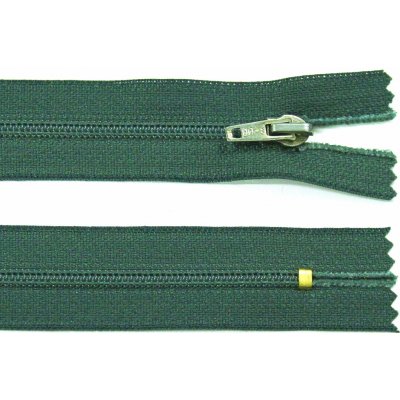 Spirálový zip no.3 nerozepínací 25cm - více barev color: 673 tmavě zelená – Hledejceny.cz