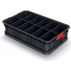 Kufr a organizér na nářadí Kistenberg Modular Solution Box organizér s přepážkou 52 x 32,7 x 12,5 cm černý KMS553510S-S411