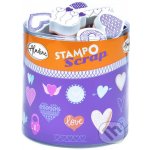 Aladine razítka StampoScrap Srdíčka – Zboží Dáma