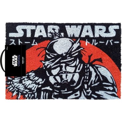 CurePink Star Wars Visions Hvězdné Války Vize Stormtrooper černá 60 x 40 cm – Zbozi.Blesk.cz