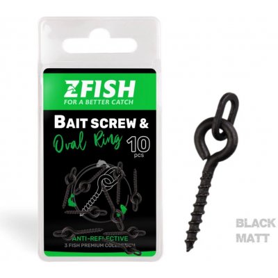 Zfish Vrtáček S Kroužkem Bait Screw & Oval Ring 10 ks – Sleviste.cz
