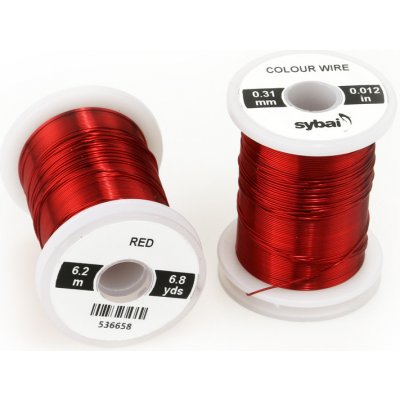 Sybai Drátek Colour Wire Red 0,31 mm – Hledejceny.cz