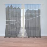 Sablio Záclony Visutý most: 2ks 150x250cm – Hledejceny.cz