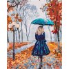 Malování podle čísla zuty Žena s deštníkem v parku 40 x 50 cm vypnuté plátno na rám