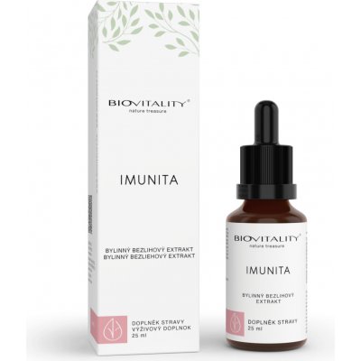 Biovitality Tinktura bezlihová Imunita kapky 25 ml – Hledejceny.cz