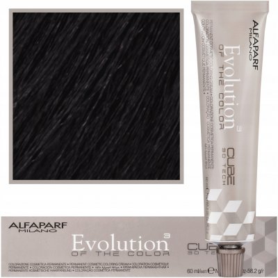 Alfaparf Milano Evolution Of The Color Fast 10 Minutes Permanent Hair Color 60 ml Permanentní barva na vlasy 2 Natural Darkest Natural Brown 60 ml