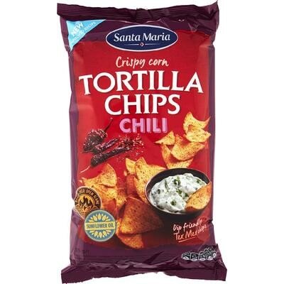 Santa Maria Tortilla chips chilli 185 g