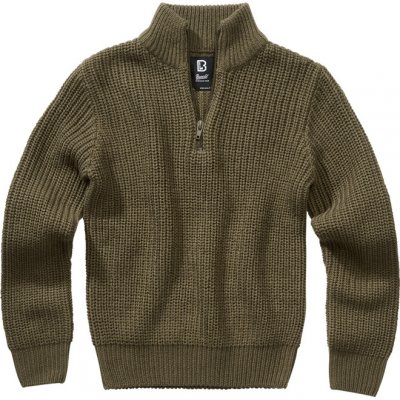 Kids Marine Pullover Troyer olivový – Zboží Dáma