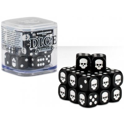 Kostky Warhammer Dice Cube 20 ks šestistěnné černé – Hledejceny.cz