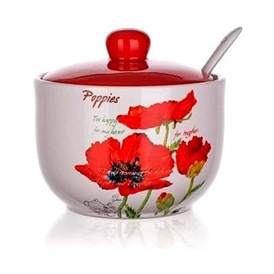 BANQUET Cukřenka se lžičkou Red Poppy OK 60ZF1168RP – Hledejceny.cz