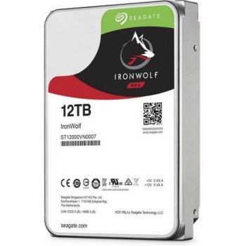 Seagate IronWolf 12TB, 3,5", SATAIII, 7200rpm, ST12000VN0007