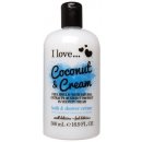 I Love Bubble Bath & Shower Crème Coconut Cream sprchový krém 500 ml