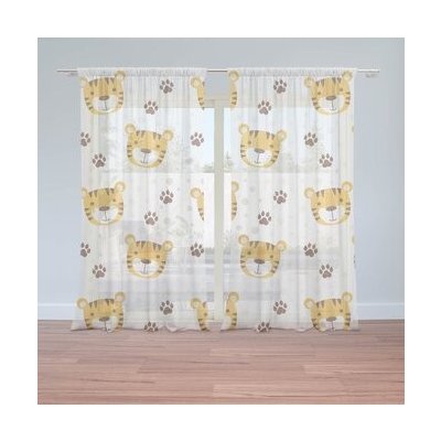 Sablio Záclony Tygřík: 2ks 150x250cm – Hledejceny.cz