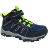 Dětské trekové boty Crossroad Dusty treková obuv modrá černá reflexní neon