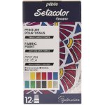 Pébéo Setacolor Shimmer barvy na textil 12 x 20 ml Discovery – Zboží Dáma