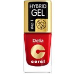 Delia Cosmetics Coral Nail Enamel Hybrid Gel lak na nehty 01 11 ml