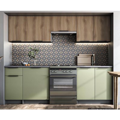 Halmar KSENIA kuchyně 240 ořech/pistácie – Zbozi.Blesk.cz