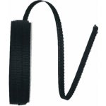 Stuha rypsová ELEGANCE BLACK černá 6mm x 6m (3,50 Kč/m) – Zboží Dáma