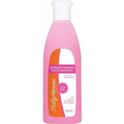 Sally Hansen Zpevňující odlakovač na nehty Strengthening Polish Remover 200 ml – Zboží Mobilmania
