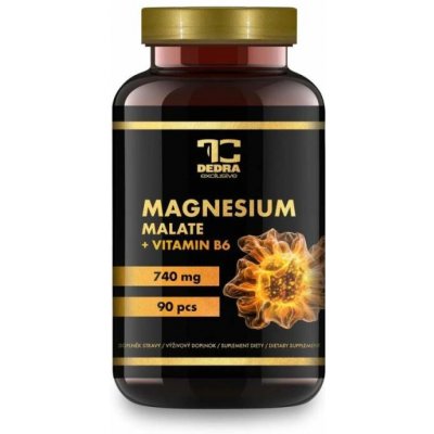 Dedra Magnesium Malát 740 mg & vitamin B6 energie & proti únavě 90 kapslí – Hledejceny.cz