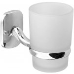 Aqualine Rumba Sklenka s držákem, chrom/mléčné sklo RB104 – Zboží Dáma