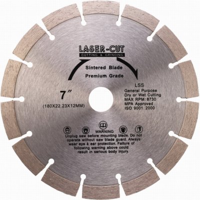 Laser Cut Diamantový kotouč 180 x 22.2 x 12 mm L00109