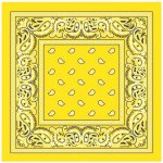 Šátek Woodrow Bandana žlutá světlá – Sleviste.cz