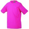 Dětské tričko James Nicholson dětské tričko junior Basic růžová