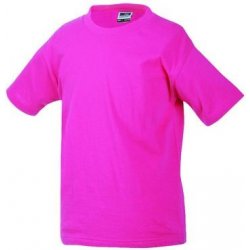 James Nicholson dětské tričko junior Basic růžová
