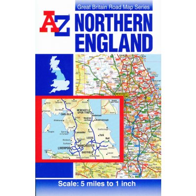 Collins mapa Northern England 1:316 800