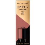 Max Factor Dlouhotrvající rtěnka s balzámem Lipfinity 160 Iced 2,3 + 1,9 g – Zboží Dáma