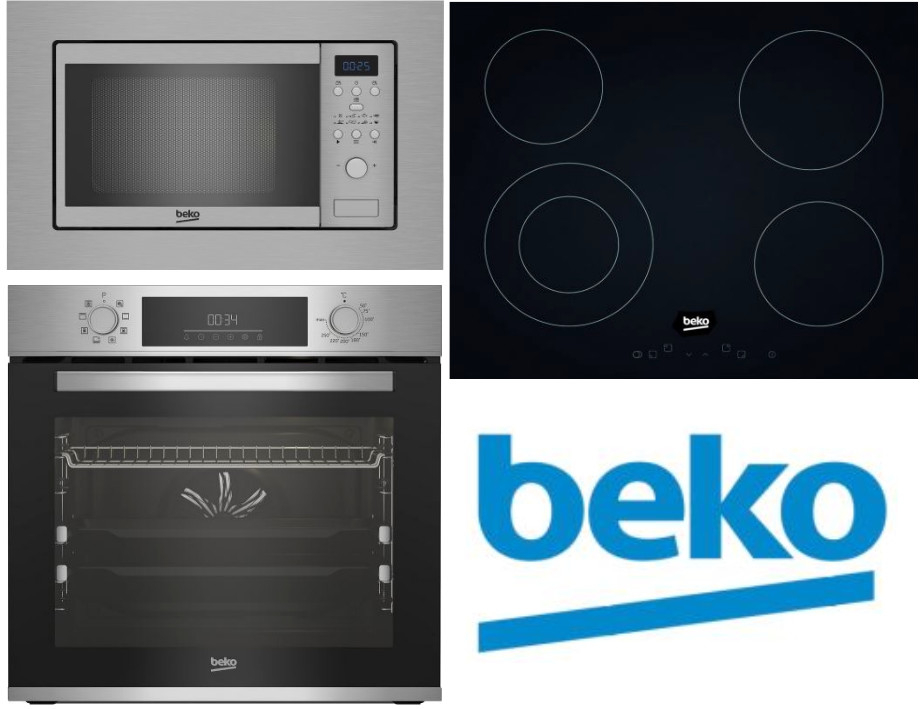 Set Beko BBIM12301X + HIC64401 + BMOB17131X