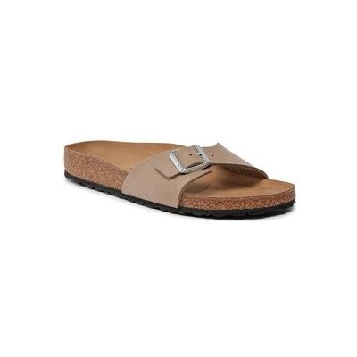 Birkenstock nazouváky Madrid 1026706 Soft Birki Vegan Gray taupe – Hledejceny.cz