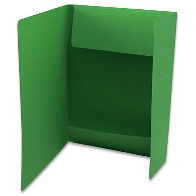 HIT Office 3chlopňové desky tmavě zelené eko karton – Zboží Mobilmania