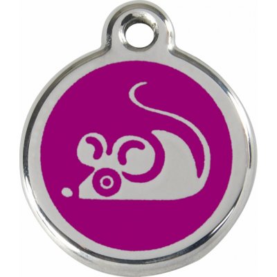 Red Dingo známka Mouse Purple Myš fialová S 20 mm – Hledejceny.cz