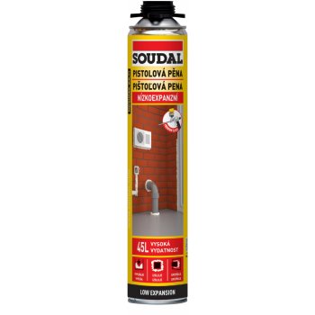 Soudal Pistolová pěna Nízkoexpanzní 750 ml