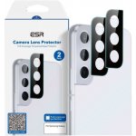 ESR 2-PACK tvrzené sklo čočky fotoaparátu pro Galaxy S22 / S22+ PLUS černé A2-25023 – Zboží Živě
