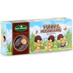 Miltonas Hříbečky mini z mléčné čokoládové polevy a sušenky 60 g – Zboží Dáma