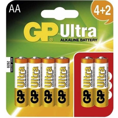 GP Ultra Alkaline AA 6ks B1921MM – Hledejceny.cz
