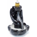 Ancient Wisdom stojan na vonné kužely Tekoucí dým Ruka a Lotosový květ – Zboží Dáma